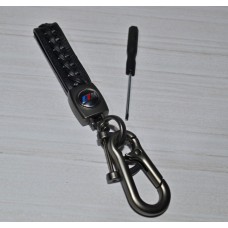 Брелок для автомобільних ключів плетений с карабином ///M modified 