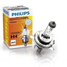 Галогенова автолампа H4 Philips P43t-38 12V 60/55W Premium +30% 12342PRC1 (уп.1шт) 