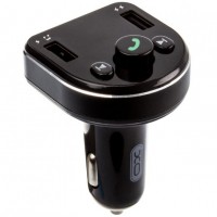 FM Трансмиттер XO BCC01 Smart Bluetooth MP3 Car Charger Black