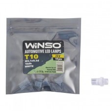 Світлодіод Winso W2.1x9.5d T10 24V 1LED FLUX White 127770