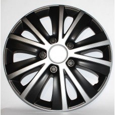 Ковпаки на колеса R14 Elegant Rapid silver&black