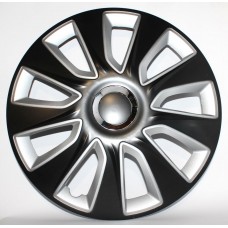 Ковпаки на колеса R14 Elegant Stratos RC black&silver