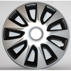 Ковпаки на колеса R14 Elegant Stratos RC silver&black