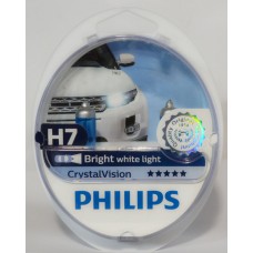 Галогенова автолампа H7 Philips PX26d 12V 55W White Vision +60% (4300K) 12972CVSM к-кт2шт.