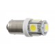 Світлодіод Winso BA9s T8 12V 5LEDS SMD 5050 White 127260