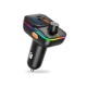 FM Трансмиттер XO BCC09 Smart Bluetooth MP3 with TF card slot +PD 25W Car charger with ambient light