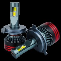 Led автолампа DriveX FE-01 H4 H/L 57W CAN 9-32V 6K 