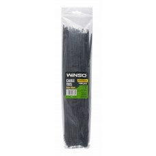 Стяжка пластикова чорна Winso 248350 4.8x350мм 100шт