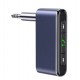 FM Трансмиттер AUX USAMS SJ519 3.5DC Mini Car Wireless Audio Receiver BT5.0 Grey