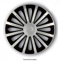 Колпаки на колеса R14 Elegant Trend Silver&Black 