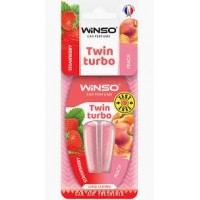 Ароматизатор Winso Twin Turbo Strawberry & Peach 538780