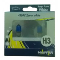  Галогенова автолампа H3 Narva PK22s 12V 55W Range Power White 48602 