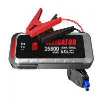 Пуско-зарядное устройство Alligator JS847 Jump Starter 1500A/2500A 25800mAh со Smart-клемами
