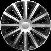 Ковпаки на колеса R15 Elegant Trend Silver&Black 