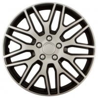 Ковпаки на колеса R16 Elegant Dakar silver&black
