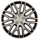 Ковпаки на колеса R16 Elegant Dakar silver&black