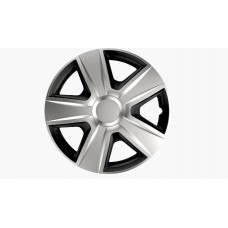 Колпаки на колеса R14 Elegant Esprit silver&black