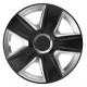 Колпаки на колеса R15 Elegant Esprit RC black&silver