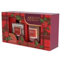 Набор Areon Home Perfumes Apple Cinnamon аромадиффузор и свеча SHP19