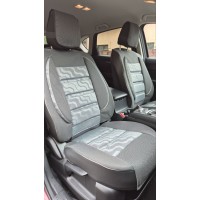 Накидки на сидения POKROVA 700 с экокожей Волна перед