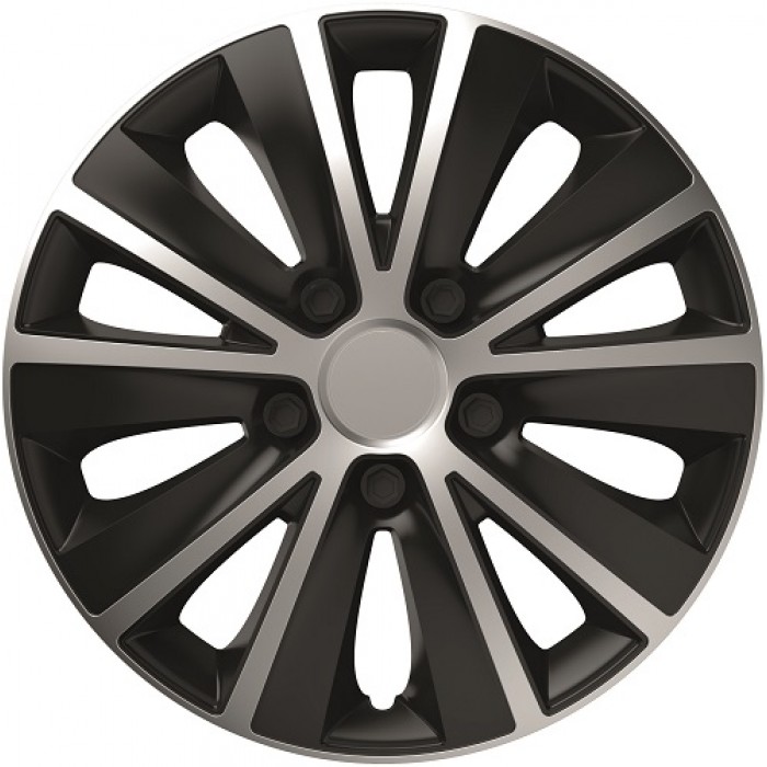Ковпаки на колеса R16 Elegant Rapid silver&black Ковпаки на колеса R16 Elegant Rapid silver&black