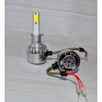  Led автолампа C6 Turbo 12V  H1 6000K (вентилятор)