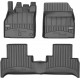 Килимки салону гумові Frogum Pro-Line Renault Scenic III 2009-2016, Renault Scenic III Grand 2009-2016 3