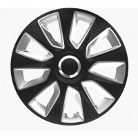 Колпаки на колеса R16 Elegant Stratos RC black&silver