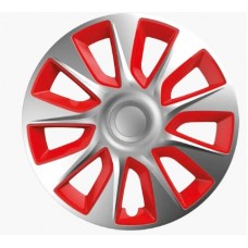 Колпаки на колеса R16 Elegant Stratos silver&red