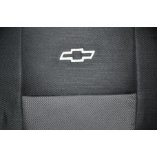 Чохли Premium Chevrolet Lacetti седан (з 2004р) чорно-сірі Pokrov Cover