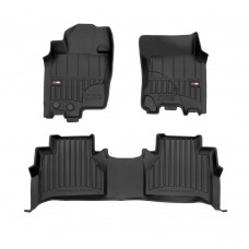 Коврики салона резиновые Frogum ProLine Nissan Navara IV 2014-2022 3D425750