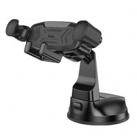 Держатель автомобильный для телефона Hoco H67 Gamble gravity linkage car holder(center console) Black