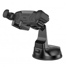 Автомобільний тримач для телефону Hoco H67 Gamble gravity linkage car holder(center console) Black