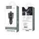 FM Трансмиттер Hoco E19 Smart car wireless FM transmitter 2USB 2.4A Metal Grey