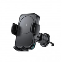 Держатель автомобильный для телефона WIWU CH-321 Universal беспроводная зарядка Black