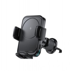 Автомобільний тримач для телефону WIWU CH-321 Universal бездротова зарядка Black