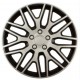 Ковпаки на колеса R16 Elegant Dakar silver&black