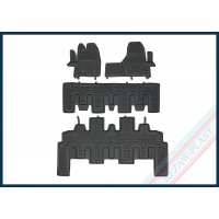 Коврики салона резиновые Rezaw-Plast  Ford TOURNEO CUSTOM 2017 - 2023 RP 200645