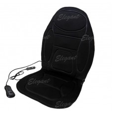  Накидка на сидіння з підігрівом та масажем Elegant EL100 601 100х49см чорна