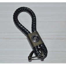 Брелок для автомобільних ключів плетений Skoda