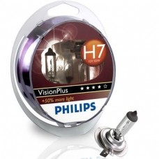 Галогенова автолампа H7 Philips PX26d 12V 55W Vision Plus +60% 12972VPS2 (уп.2шт)