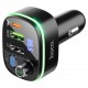 FM Трансмиттер Hoco E62 Fast PD20W+QC3.0 car BT FM transmitter Black