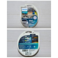 Галогенова автолампа H4 Philips P43t-38 12V 60/55W X-treme Vision +150%  12342XVPS2 