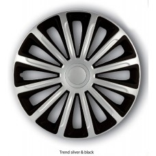 Ковпаки на колеса R16 Elegant Trend Silver&Black