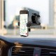 Держатель автомобильный для телефона Hoco CA83 David one-button center console car holder Black
