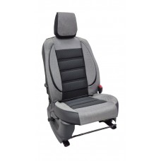 Накидки на сидения Pokrova 700 с экокожей Grey Сота