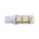 Світлодіод Winso W2.1x9.5d T10 12V 9LEDS SMD 5050 White 127380