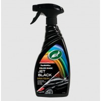 Синтетический Черный полироль Turtle wax  HYBRID JET BLACK 53140 500мл.