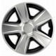 Колпаки на колеса R15 Elegant Esprit silver&black
