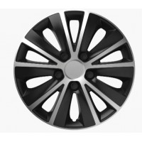 Ковпаки на колеса R15 Elegant Rapid silver&black